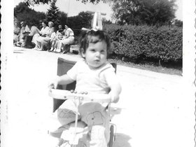 1954 Aug. 12 Mary elephant pants.jpg